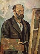 Paul Cezanne Self-Portrait with Palette Germany oil painting artist